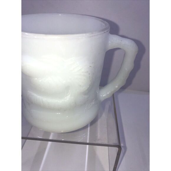 Vintage B.C. Comics GROG  Caveman Milk Glass Coffee Tea Cup  Mug - Picture 2 of 9